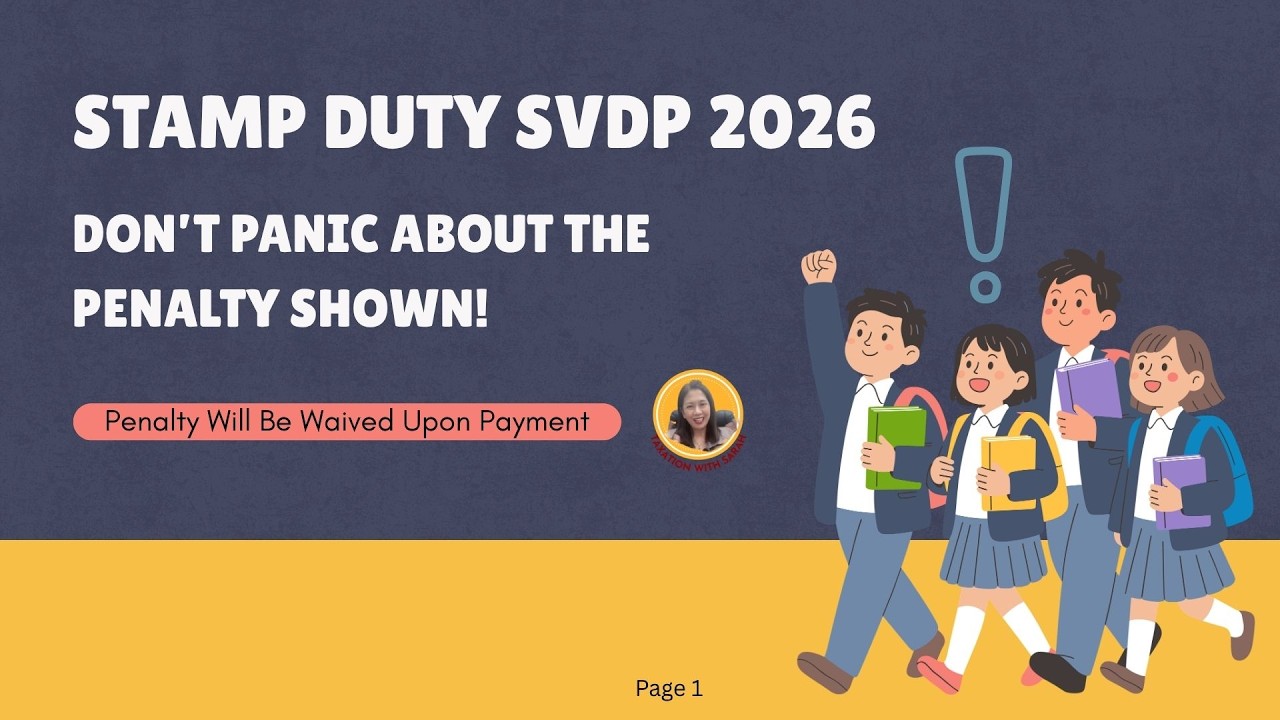 SVDP 2026: See a Stamp Duty Penalty on Your Notice? Here's What to Do!