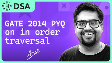 GATE 2014 question on IN Order traversal | Introduction to Trees | Data Structures Tutorials