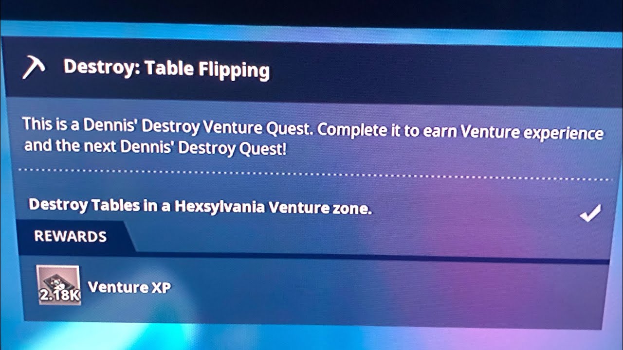 Destroy: Flipping Tables. Destroy Tables in a Hexsylvania Venture Zone ...