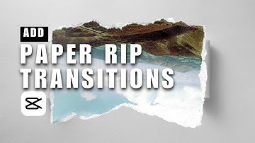 Paper Rip Transition | CapCut PC Editing Tutorial | How to Add Paper Rip Transitions in CapCut PC?