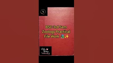 CCSU Meerut BSC 3rd Sem Zoology Practical File Work:- Preparation of Common Buffers 👩‍🔬🧪#shorts