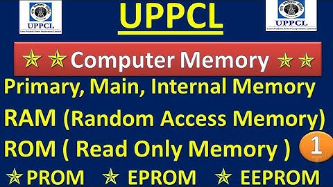 UPPCL, CCC, BCC, O Level, B Com, M, Com, Computer, IT Tools , Memory of the Computer
