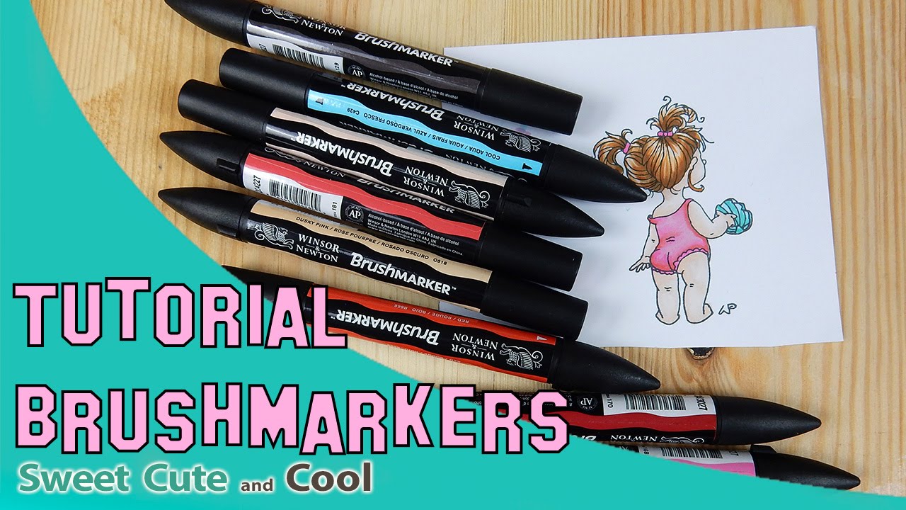 Coloreando con Rotuladores de Alcohol: BrushMarkers de Winsor and Newton 