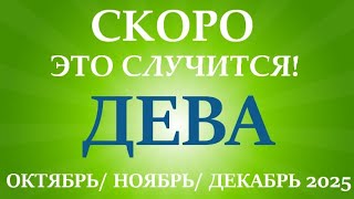 картинка: ДЕВА♍ таро прогноз на ОКТЯБРЬ, НОЯБРЬ, ДЕКАБРЬ 2025🌷 4  триместр года! Главные события периода!