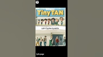 BTS & TINY TAN❤️ DYNAMITE SONG