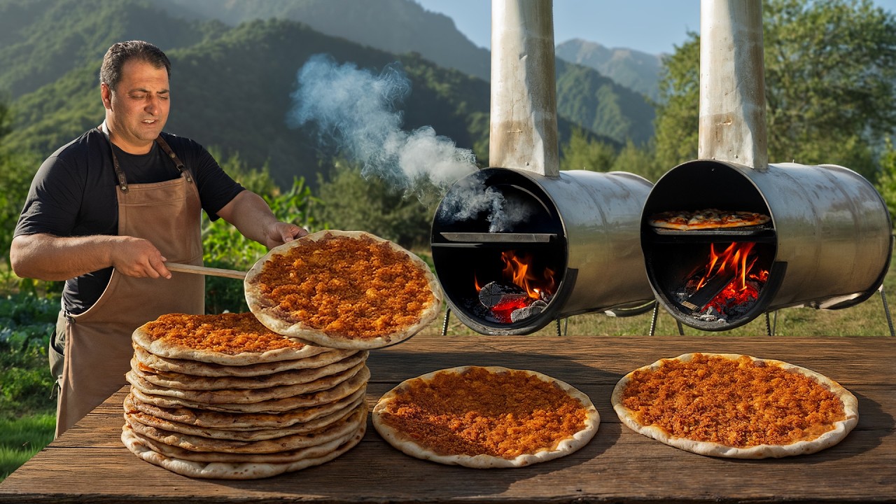 I Built a Barrel Pizza Oven — Crispy Wood-Fired Pizza