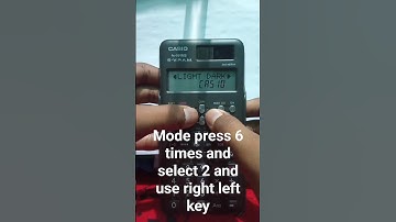How to control display brightness in casio fx-991 MS calculator#shorts