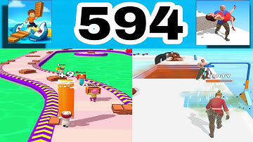 Shortcut Run VS Girl Rider: GameplayWalkthrough All Levels ( part 594)