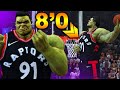 8 Foot 400 Pound HULK GAME BREAKING THROW DUNK In NBA 2K20?! NEW Slam Dunk CHAMPION!