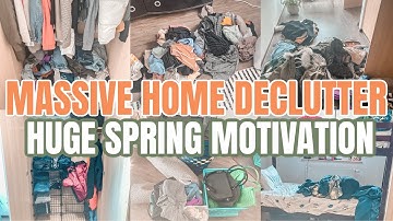 MASSIVE HOME ORGANIZATION | MINIMIZE DECLUTTER AND CLEAN WITH ME | 2023 EXTREME CLEANING MOTIVATION