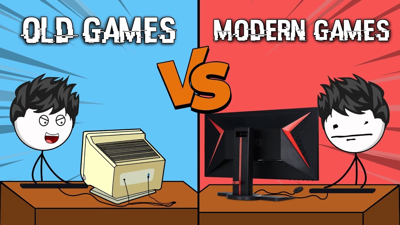 Old Games VS Modern Games || Version 2.0