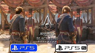 Assassin's Creed Black Flag Resynced - PS5 vs PS5 PRO Graphics & Frame Rate Comparison