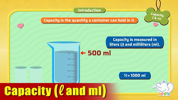 G3 - Module 23 - Introduction - Capacity | Appu Series | Grade 3 Math Learning