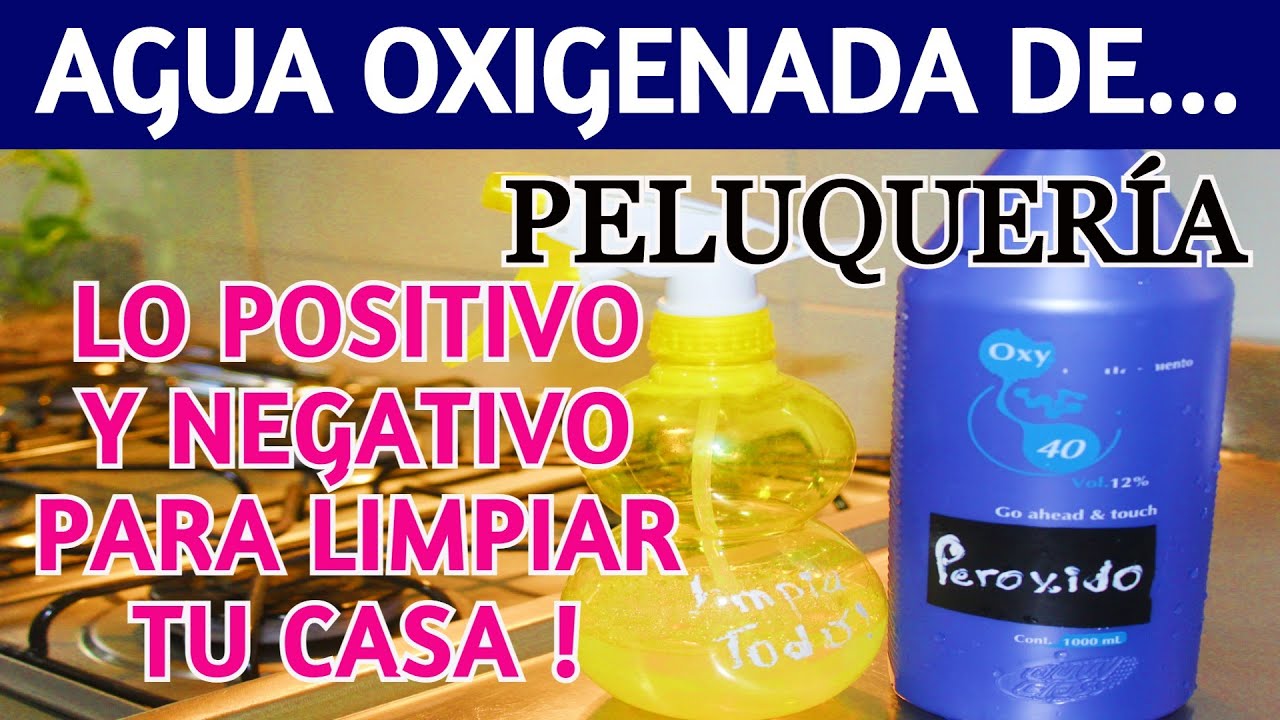 🌺  AGUA OXIGENADA DE PELUQUERÍA cómo usarla en la limpieza de tu casa / Dulce y Natural.