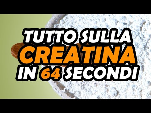 Tutto sulla CREATINA in 64 secondi