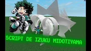 izuku midoriyama script (roblox)