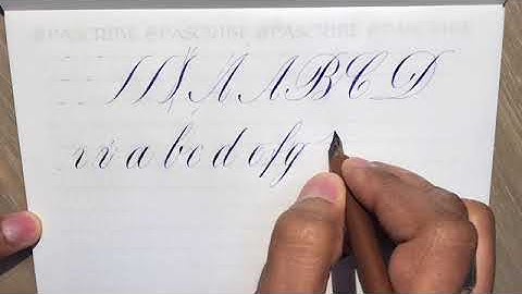 Introduction to Copperplate Calligraphy with renowned letter artist Paul Antonio #DigitalDesignWeek