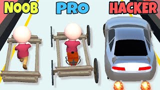 NOOB vs PRO vs HACKER in Build Your Vehicle