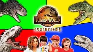 Los Polo combaten por equipos!! DINOSAURIOS en Jurassic World Evolution 2 screenshot 4