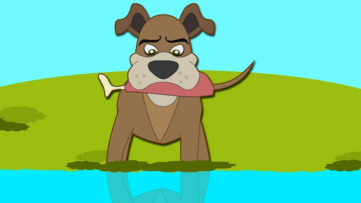 Aesop's Fables | The Dog And His Reflection | HooplaKidz