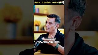 Coldest reply ever 🥶 🔥 #indiaarmy #specialforces #shortsfeed #podcast #army #armylover #viral