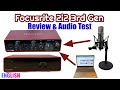 Focusrite Sacrlett 2i2 3rd Gen Audio Interface - Review with Sample Song Recorded for Audio Test