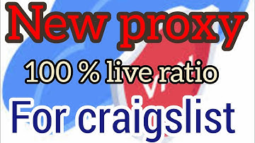 Best proxy for craigslist how to use! how to post on craigslist without getting flagged!CRAIGSLIST