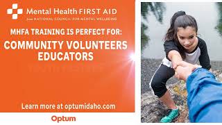 Register for Optum's free Mental Health First Aid trainings!