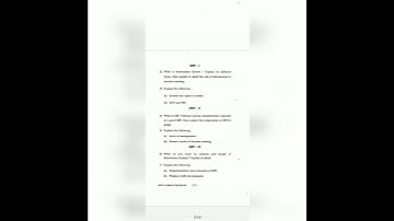 MIS, 2018/ BCA 5th sem/ MDU