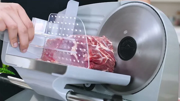 Meat Slicer 200W Electric Deli Food Slicer with Removable 7 5  Stainless Steel Blade, Adjustable Thi