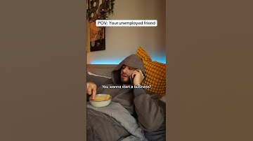 Your unemployed friend for no reason 😭