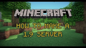 MINECRAFT | How to make a 1.9.2 Server