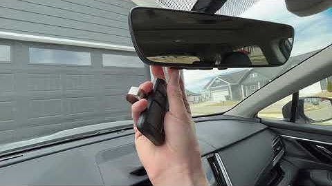 Subaru Garage Door Opener Programming: Homelink