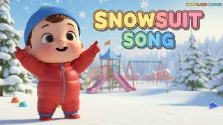 Snowsuit Song βοΈ | Winter Dress Up Song for Kids | Fun Snow Play | HAPPYLAND RHYMES