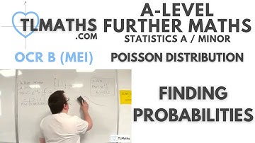 OCR MEI Statistics Minor J: Poisson Distribution: 04 Finding Probabilities
