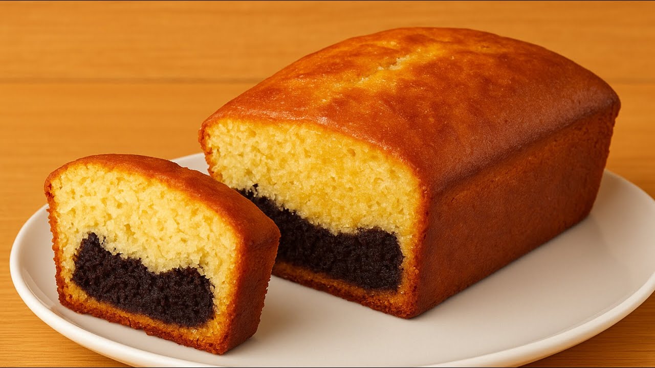 Easy Cake 1-2-3 | The Easiest Marble Cake – Soft, Fluffy & Perfect Vanilla & Chocolate Swirl