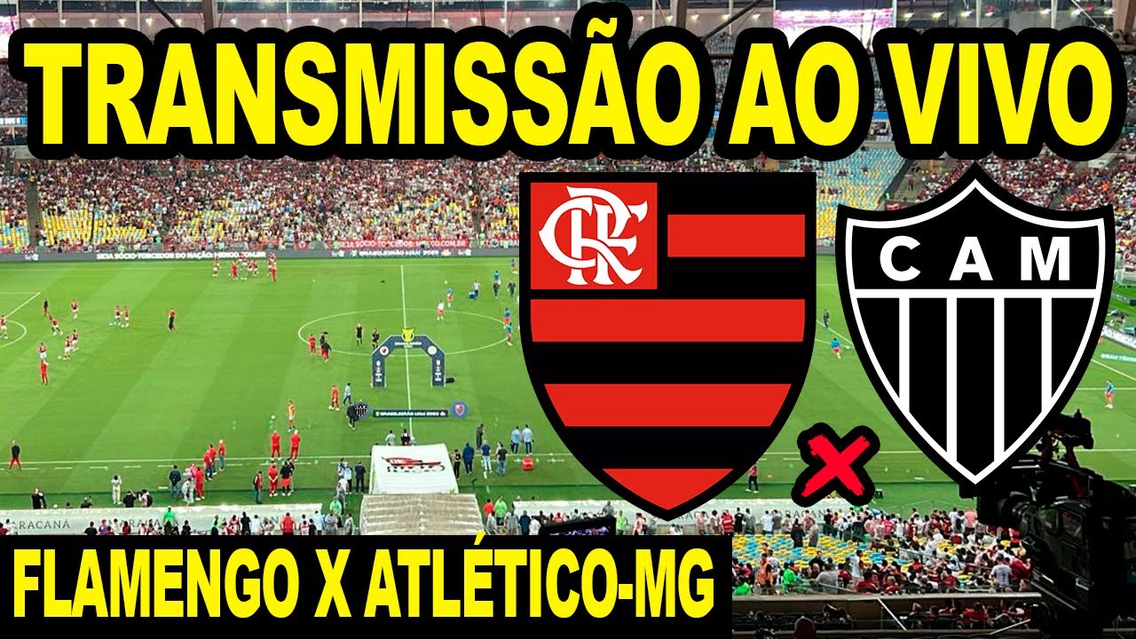 FLAMENGO 1 X 0 ATLÉTICO MG AO VIVO DIRETO DO MARACANÃ