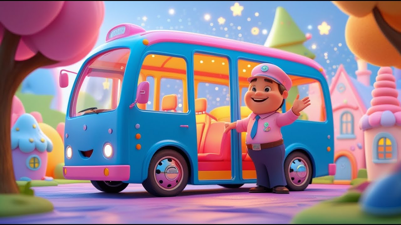🚌✨ Magic Bus Song for Kids | Zoom Zoom Bus 🚌 | Fun Nursery Rhyme 