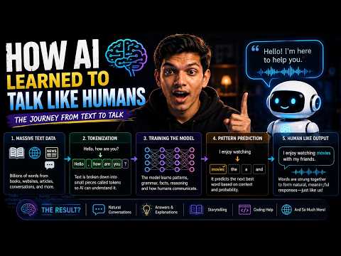 How AI Learned to Speak | From Text to Human-Like Voice Explained (LLMs, TTS & Voice AI)