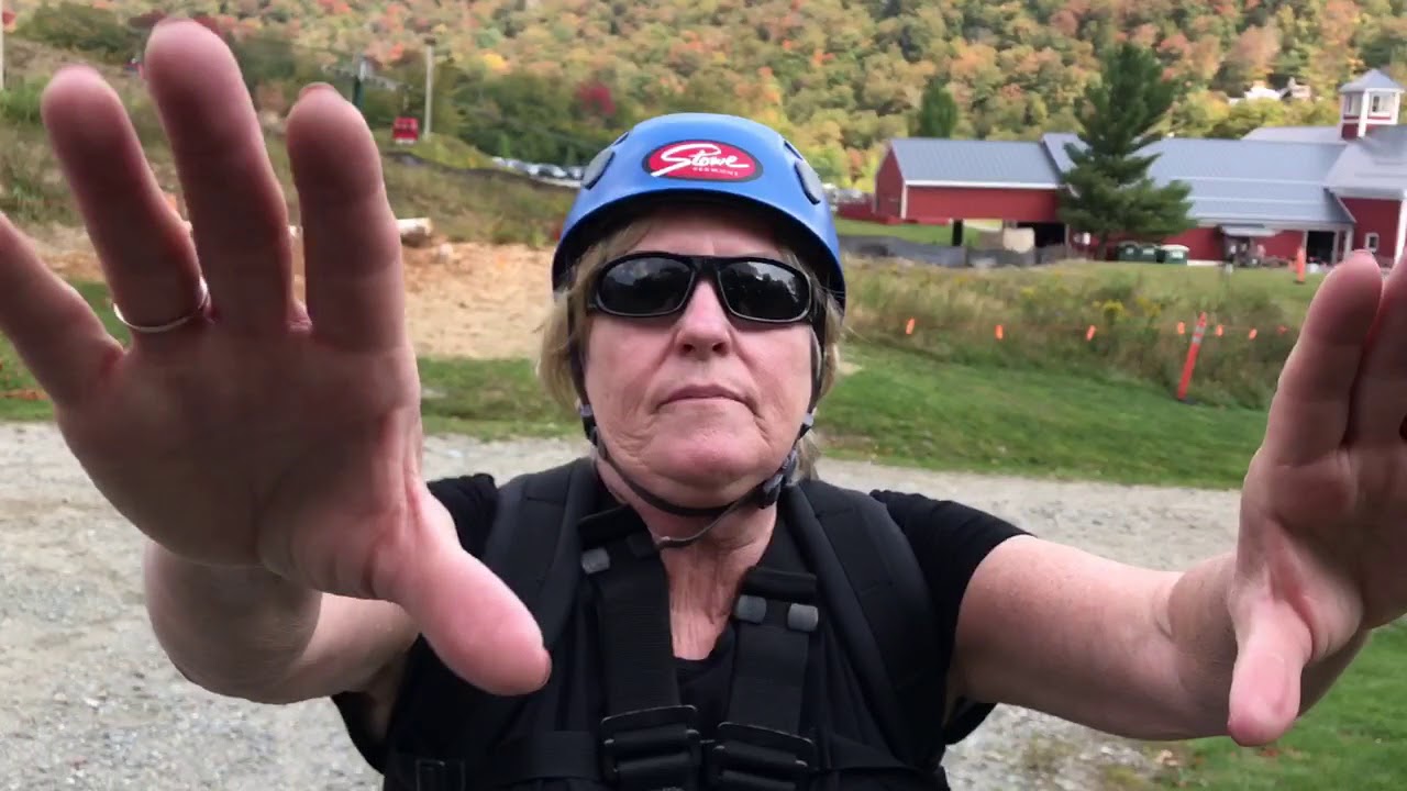 Zip Line Practice at Stowe Vermont YouTube