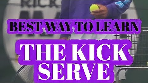 Best way to learn the kick serve! Watch this! - Rick Macci