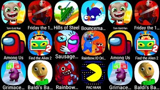 Tom Gold Run,Friday The 13,Hills of Steel,Bouncemasters,Find The Alien 2,Sausage Wars,Graimce Runner screenshot 2