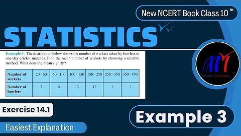 Chapter 14 Statistics ( Example 3 ) Exercise 14.1 Class 10 Maths | NCERT Maths