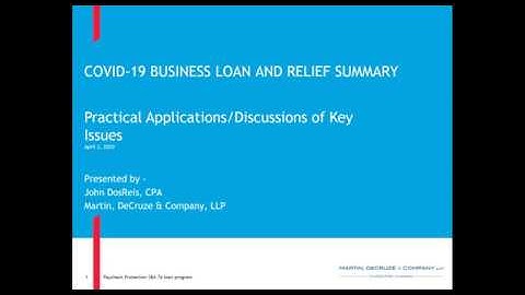 Understanding the Paycheck Protection Program