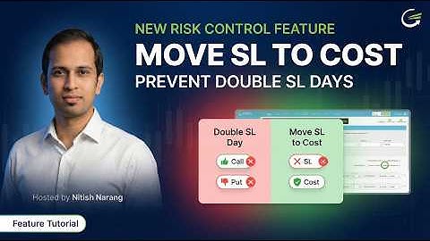 Move SL to Cost Feature | Prevent Double Stop Loss Days | StockMock.in