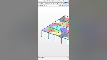 Load distribution in Robot Structural Analysis #Shorts