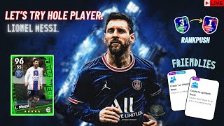 🔴 MESSI HOLE PLAYER CARD IS🔥 & PLAYING CO-OP FRIENDLIES 🤩 | eFootball™ 2024 Mobile | LIVE@eFootball