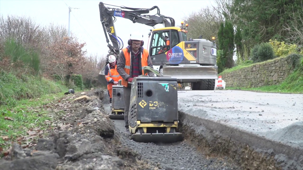 Canalisation Fonte Ø 500 mm sur 13 kms entre Plouedern et Guipavas (29)