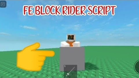 ROBLOX FE BLOCK RIDER SCRIPT using FLUXUS EXECUTOR played at Fencing game - script link on comments