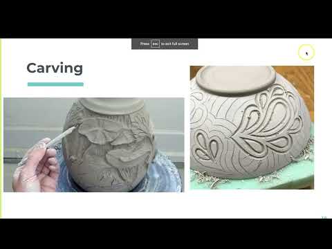 Video thumbnail for a classroom survey of common ceramic surface decoration methods